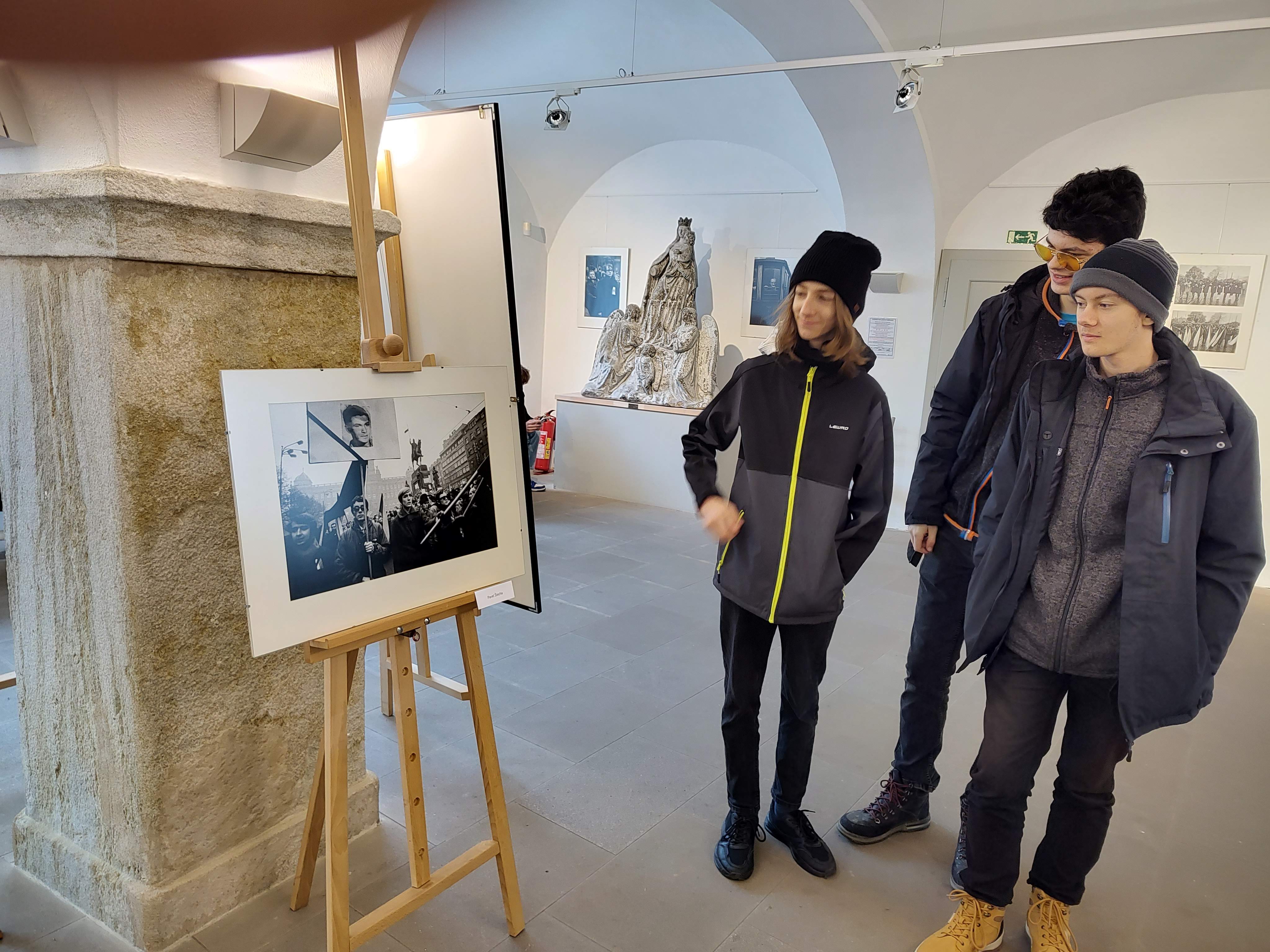 Výstava fotografií k připomínce 55. výročí tragické smrti Jana Palacha ve Spolkovém domě v Kutné Hoře