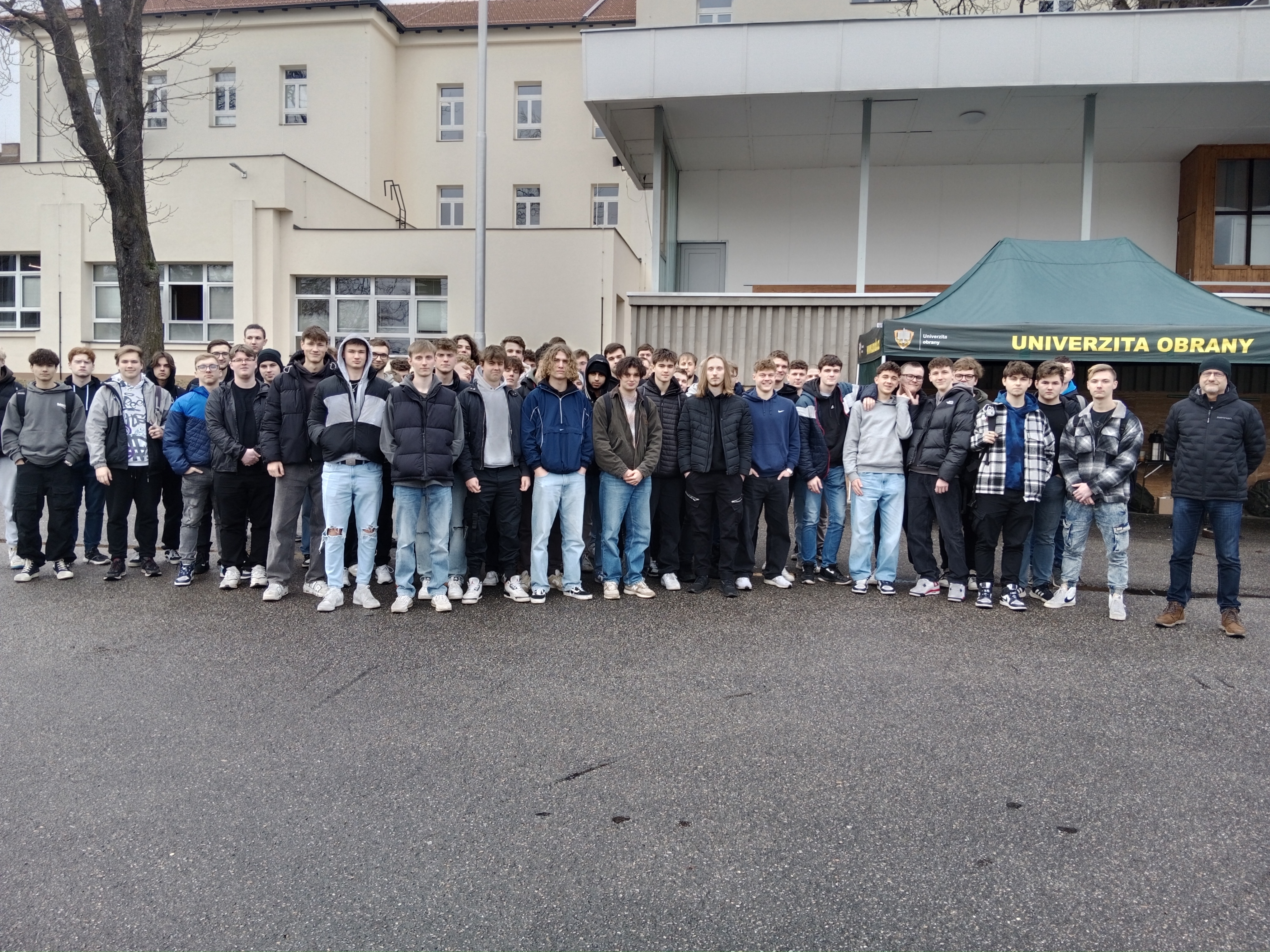 Exkurze studentů druhých a třetích ročníků na Vojenské akademii v Brně